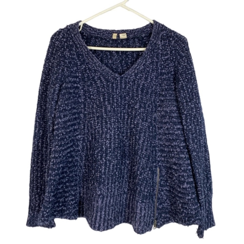 Anthropologie Moth oversized sweater in navy— XXS - Picture 3 of 5
